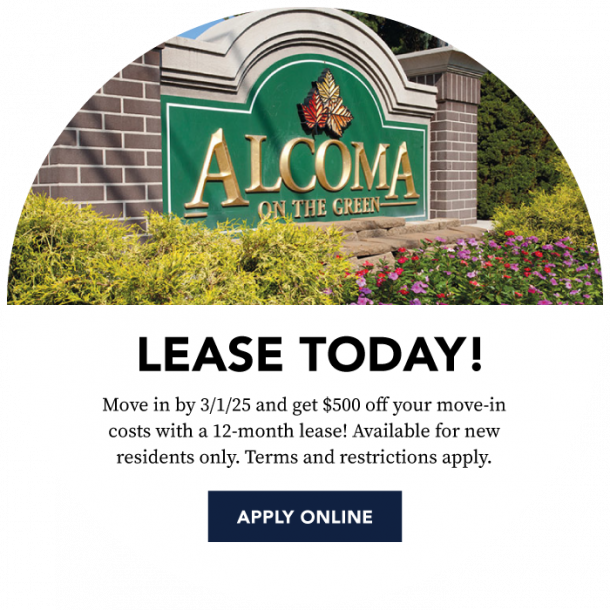 Alcoma on the Greens Apartments Promotion